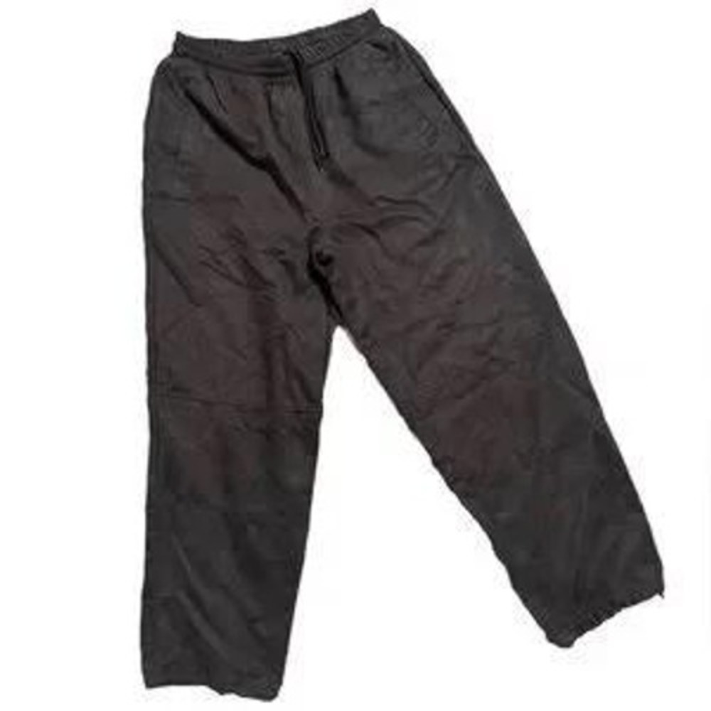 Godbody Mens Black Athletic Skater Pants Elastic Waist Drawstring Casual Size L